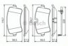 BOSCH 0 986 494 488 Brake Pad Set, disc brake